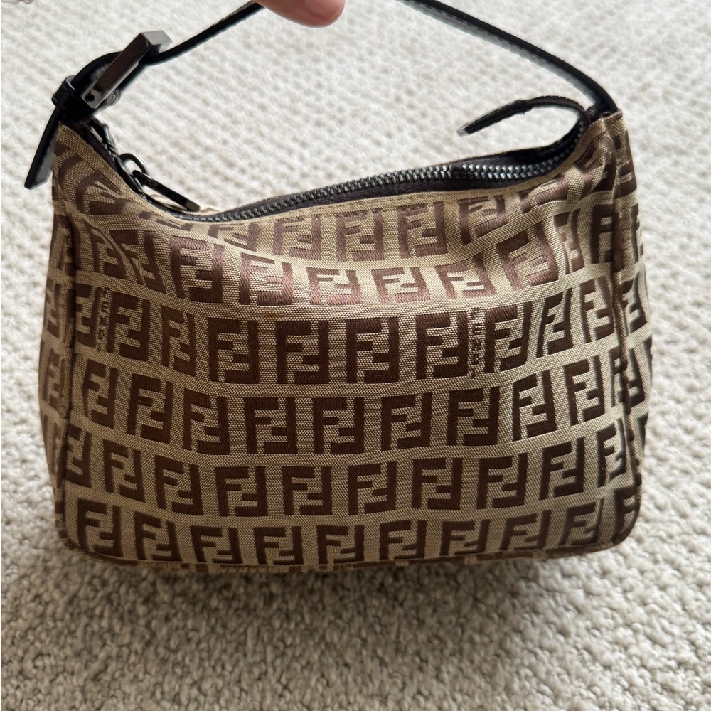 Vintage Fendi Zucchino Mini Pochette - Picture 8 of 11